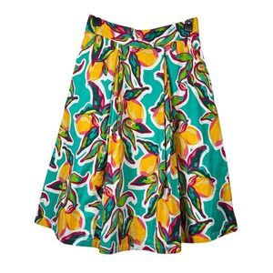 NWT Southern Frock Midi Skirt, Lovely Lemons, Lined Flowy Skirt, Size Medium
